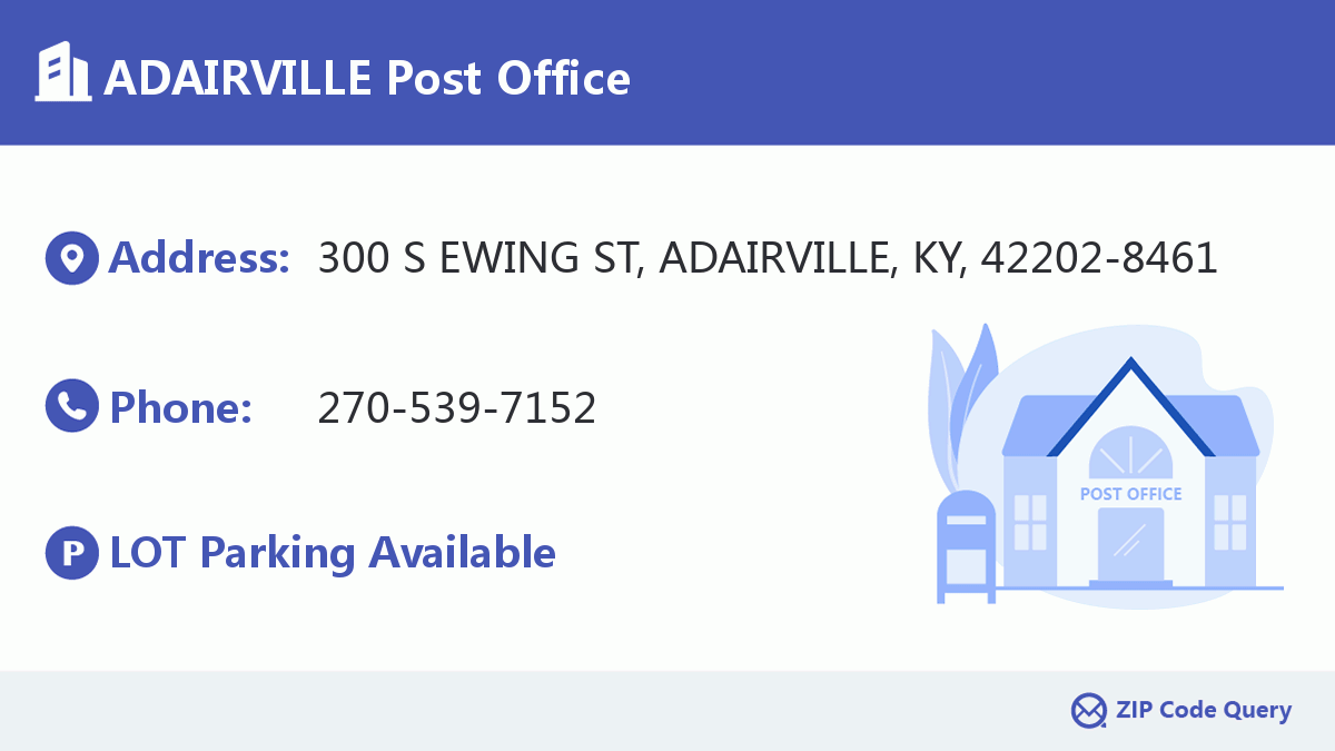 Post Office:ADAIRVILLE