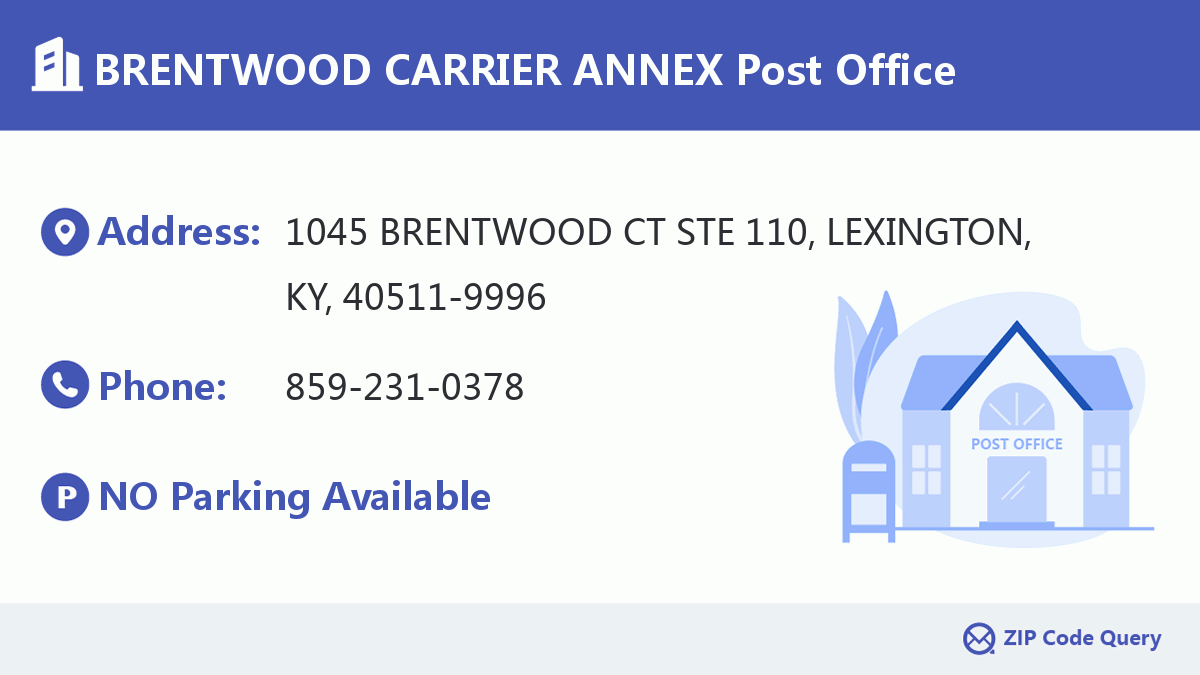 Post Office:BRENTWOOD CARRIER ANNEX