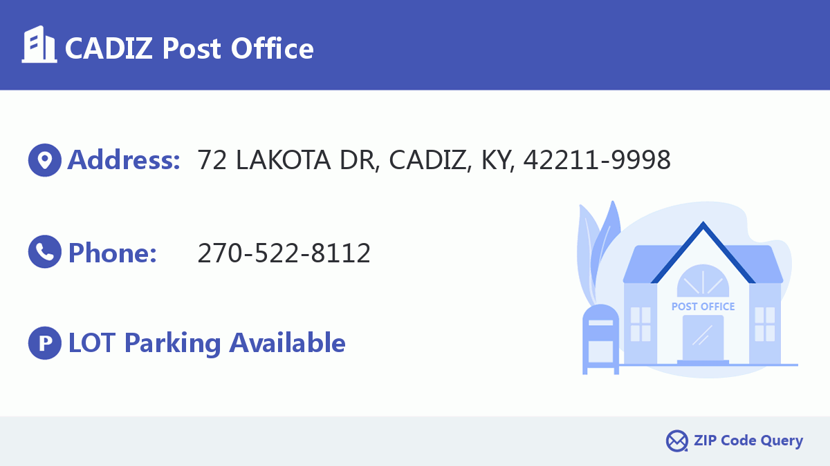 Post Office:CADIZ