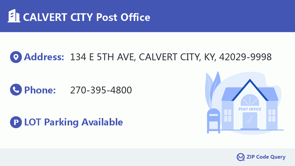 Post Office:CALVERT CITY