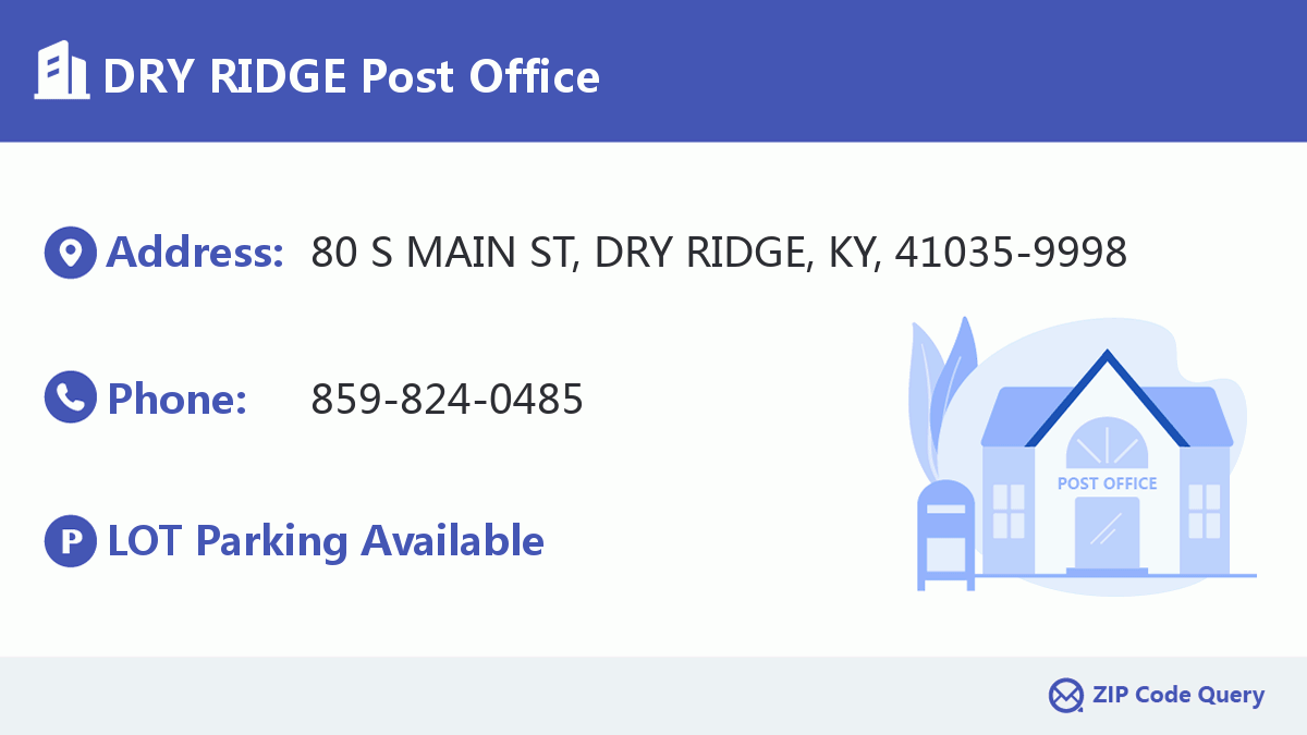 Post Office:DRY RIDGE