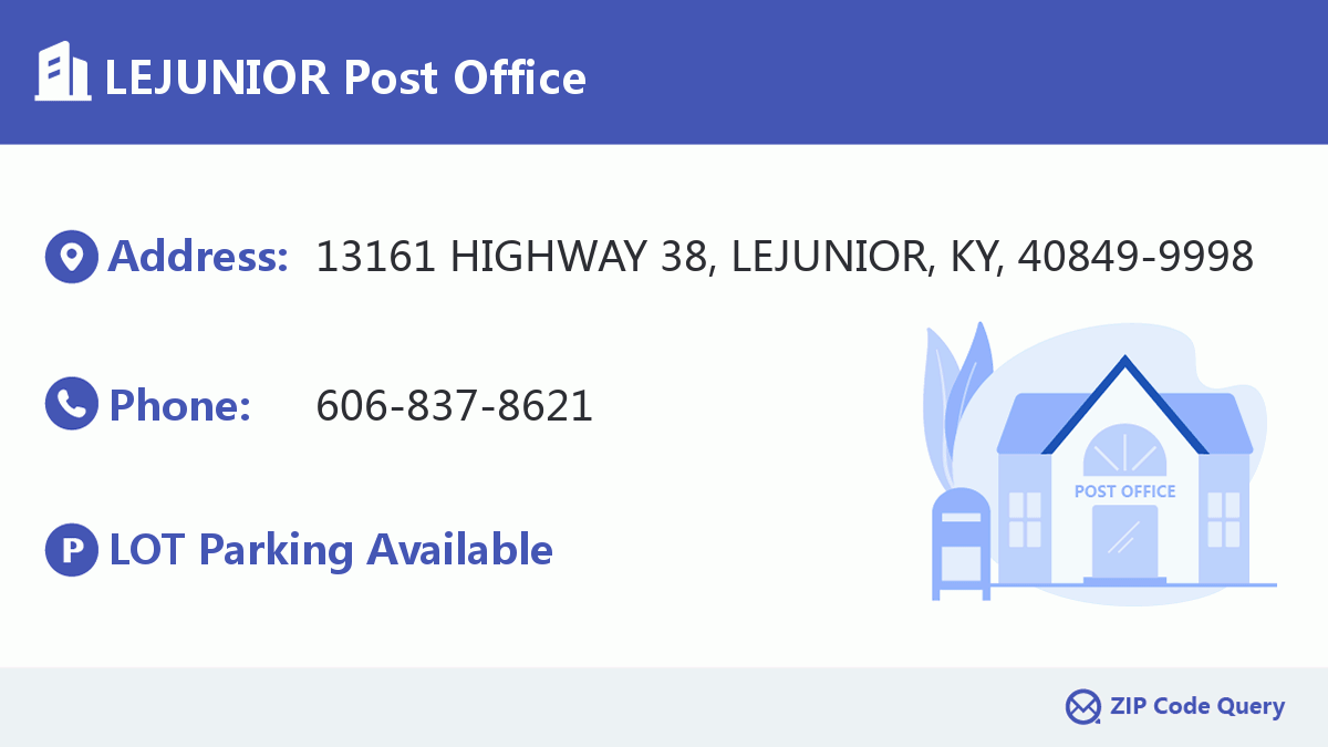 Post Office:LEJUNIOR
