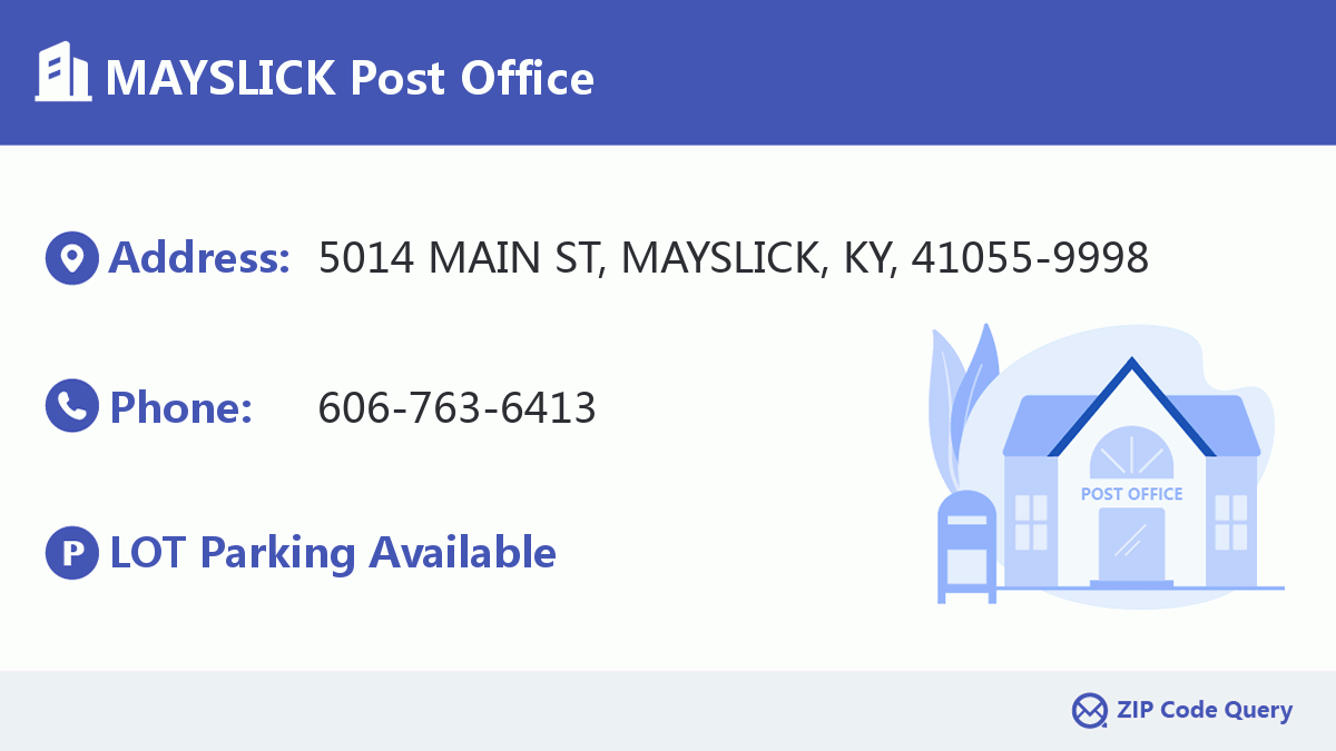 Post Office:MAYSLICK