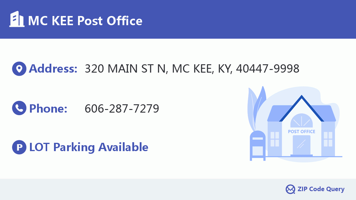 Post Office:MC KEE