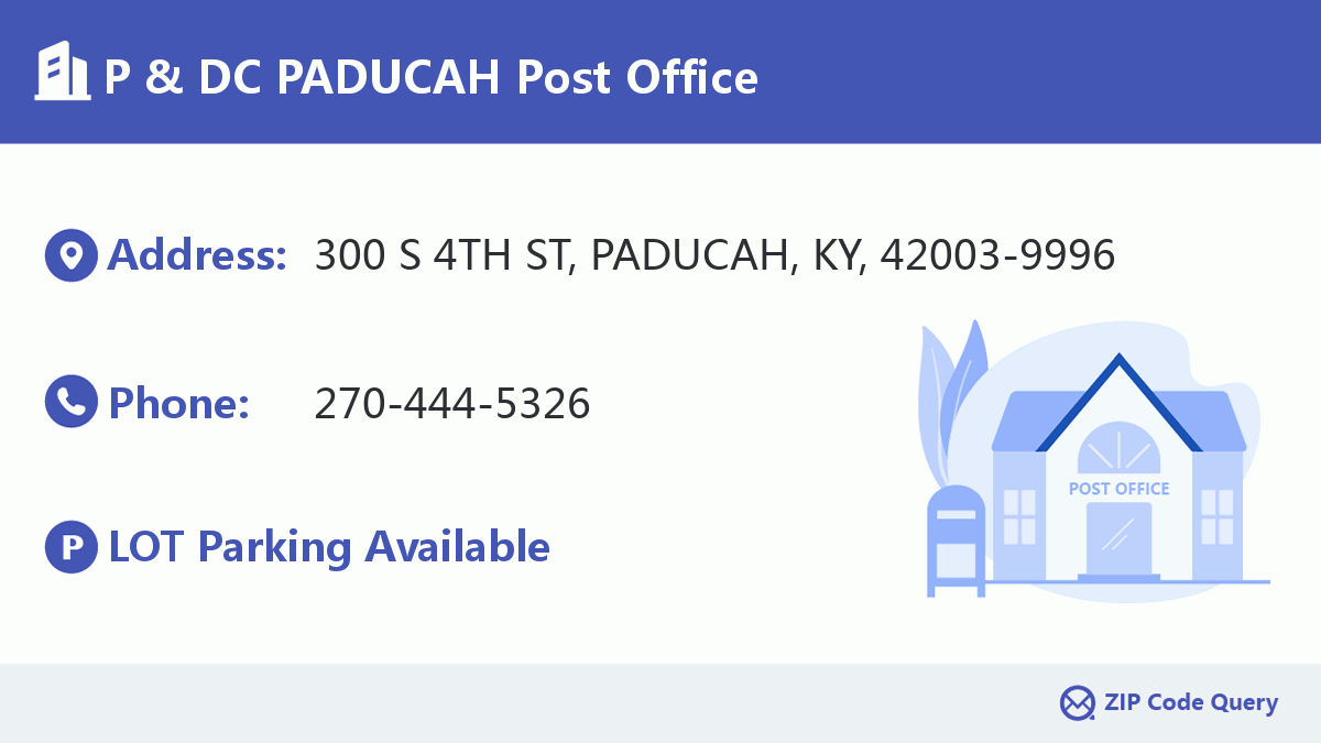 Post Office:P & DC PADUCAH