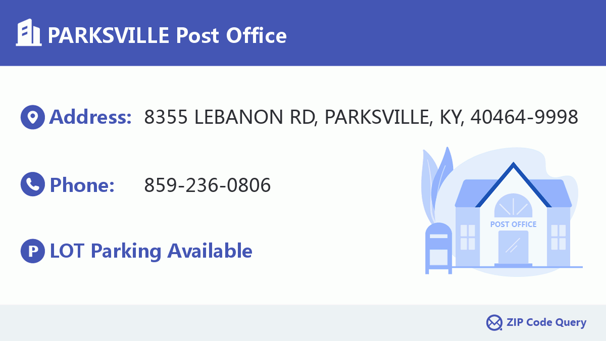 Post Office:PARKSVILLE