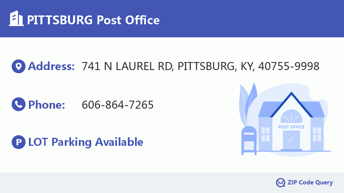 Post Office:PITTSBURG