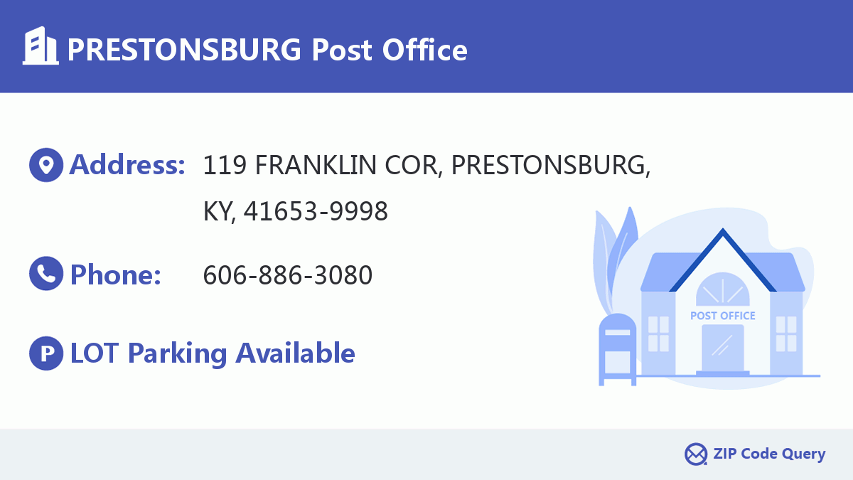 Post Office:PRESTONSBURG