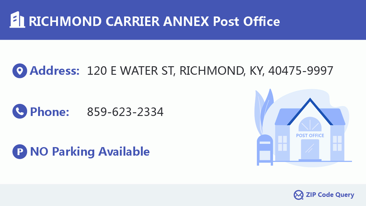 Post Office:RICHMOND CARRIER ANNEX