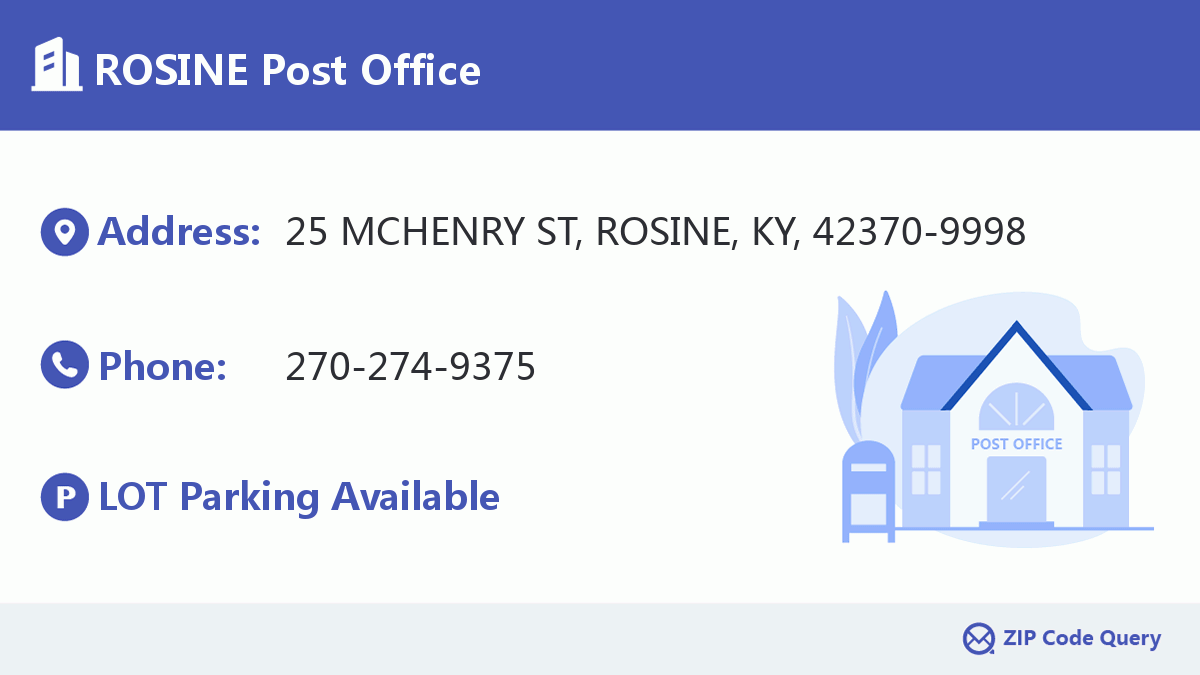Post Office:ROSINE