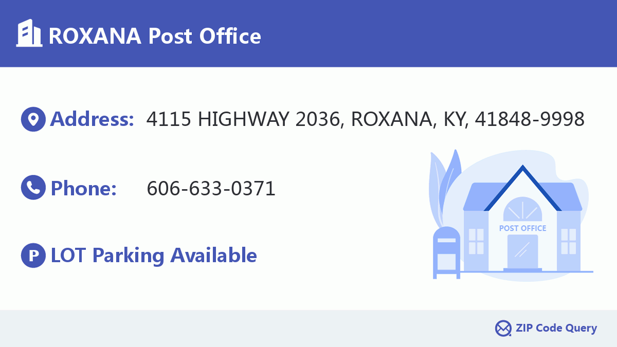 Post Office:ROXANA
