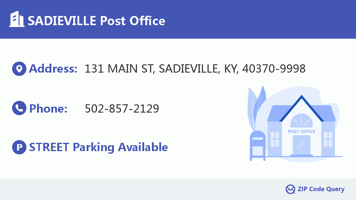 Post Office:SADIEVILLE