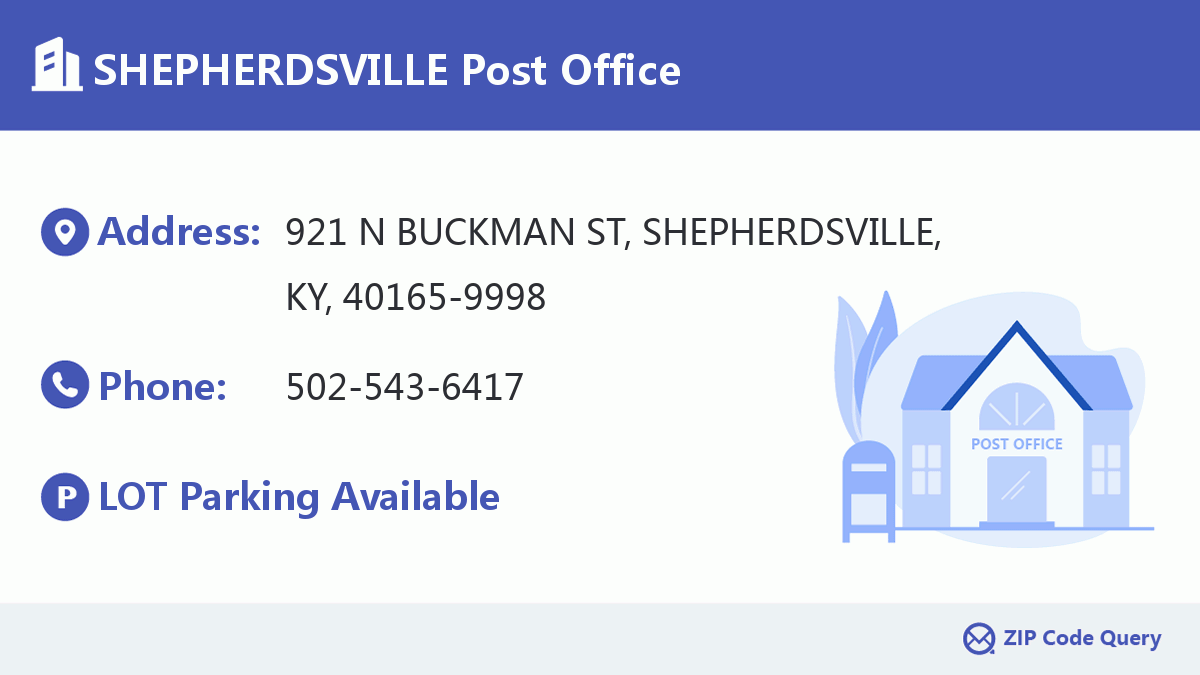 Post Office:SHEPHERDSVILLE
