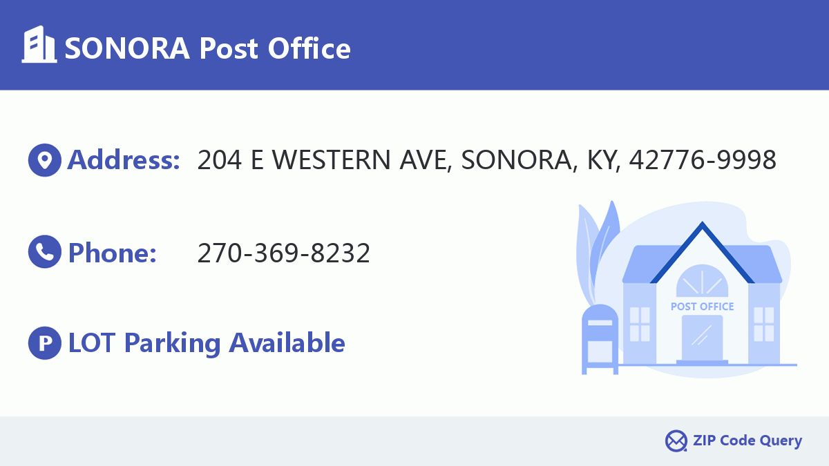Post Office:SONORA