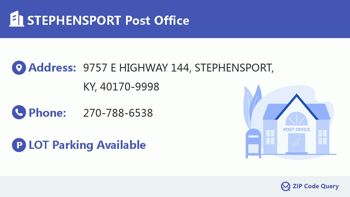 Post Office:STEPHENSPORT